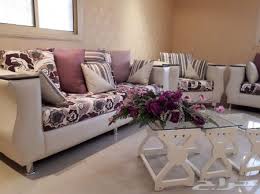 طقم كنب جلد مع قماش تركي فاخر للبيع