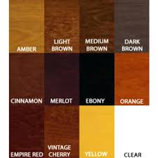 Different Color Wood Stains Wood Stain Color Chart Hardwood