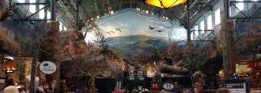 Ride the glass elevator up to the lookout on the pyramid, a great place to grab dinner and enjoy the shop's neat interior design. Bass Pro Shops Nashville Tn