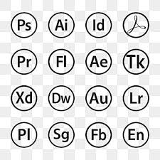 Adobe Icon Logo Logo Icons Adobe Icons Photoshop Png And Vector With Transparent Background For Free Download In 2020 Photoshop Logo Social Media Icons Free Instagram Logo
