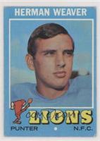 Herman Weaver All Football Cards