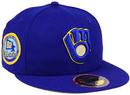 New Era Milwaukee Brewers Ultimate Patch Collection Anniversary 59fifty Cap Patch Collection New Era Milwaukee Brewers