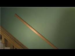 A chair rail helps to protect your walls, especially on stairs where people can bump into a lot of things. Trim Molding How To Install A Chair Rail Going Up The Stairs Youtube