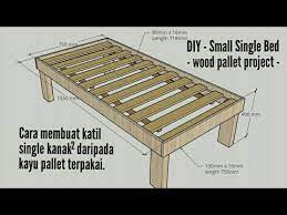 Boleh beli kedai hardware atau mr diy. Diy Small Single Bed Wood Pallet Project Cara Membuat Katil Single Kanak Kanak Kayu Palet Youtube