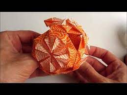 Origami Kusudama Chrysanthemum Flower Origami Origami Tutorial Modular Origami