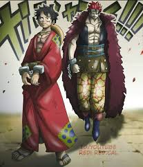Onigashima Island Jail Monkey D Luffy And Eustass Kid One Piece Manga One Piece Anime One Piece Pictures