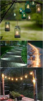 This Round Up Is Full Of Creative Outdoor Lighting Ideas To Light Up The Garden At Night T Landscape Lights Diy Landscape Lighting Design Diy Outdoor Lighting