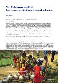 Here is the collection of books shared by many vistors by online details: Pdf The Rohingya Conflict Genesis Current Situation And Geopolitical Aspects