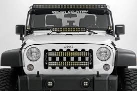 Rough Country 20 Inch Cree Led Light Bar Dual Row Black Series Dale S Super Store