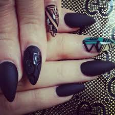 However, you can flaunt them too. Matte Black Stiletto Nail Designs Fashion Dresses