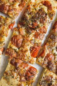 Pour In The Pan Pizza With Tomatoes And Mozzarella Christopher Kimball S Milk Street Pan Pizza Types Of Pizza Pizza