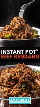 Must Try Instant Pot Indonesian Beef Rendang Tested By Amy Jacky Recipe Instant Pot Asian Recipes Instant Pot Dinner Recipes Instant Pot Beef