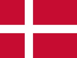 The vertical part of the cross is shifted to the hoist side. Denmark Flag Aec Parcel Service