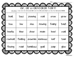 If you are looking for morning work, center work, or homework then this activity is for you. Oa Ow Worksheets Teachers Pay Teachers