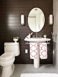Grey stone tiles also line its walls, contrasted by white. Bathroom Wall Decor Better Homes Gardens