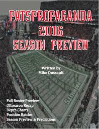 Patspropaganda 2016 Patriots Season Preview Book Patspropaganda