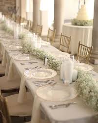 Elegant Understated Gypsophila As Wedding Decor Wedding Decor Elegant Wedding Floral Centerpieces Head Table Wedding