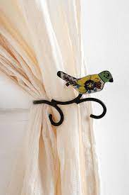 Ceramic Bird Curtain Tie Back Bird Curtains Curtain Tie Backs Curtains