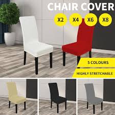 With our dining chair cover, the stain will be blocked outside the chair cover. Set Of 1 4 6 8 Plush Spandex Stretch Chair Covers Buy Dining Chair Covers 1245313