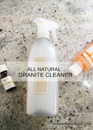 Let fizz reaction occur, add more vinegar if needed. All Natural Diy Granite Cleaner Recipe Diycandy Com Granite Cleaner Homemade Granite Cleaner Granite Cleaner Recipe