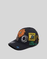 Cap With Multiple Patches Zara Women Trucker Hat