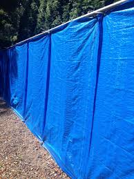 My Diy Fence Privacy Solution Made With Tarps Zip Ties Found At Dollar Tree Diy Canopy Backyard Outdoor Learning Spaces