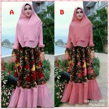 Shofiya gamis + kemeja ardani couple ori mat catton batik mix wollycrepe. Jual Gamis Shofiya Syar I L Xl Xxl Ld 98 102 110 Katun Mix Kota Semarang Alsa Jaya Tokopedia