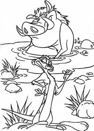 Timon and pumbaa smiling coloring pages. Pin On 50 Journaling Art Disney Zentangles