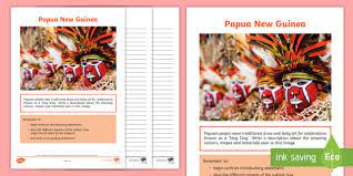 Papua new guinea, a sovereign state in oceania, is the most linguistically diverse country in the world. A Diverse And Connected World Papua New Guinea Descriptive Worksheet