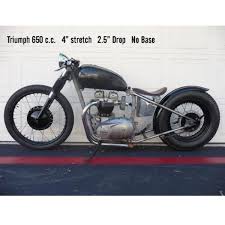 Triumph Unit 650 500 C C Bolt On Hardtail Frame By David Bird Bobber Triumph Bobber Motorcycle