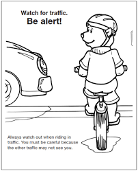 You could also print the picture using the print button above the image. Practice Bike Safety