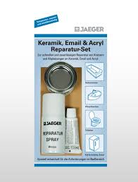 Bebilderte anleitung zum reparieren beschädigter emaille mit badewannenlack und badewannenfarbe auf heimwerker. 890 Keramik Email Und Acryl Reparatur Set Jaeger Www Onlineshop Baustoffe De