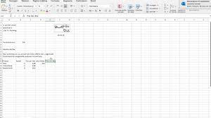 Offerte Opmaken In Excel Youtube