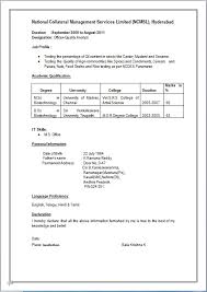Posted by sharadha from hosur. Bsc Chemistry Fresher Resume Format Download Download Model Resume Format For Fresher Cv Format For Bsc 2 Career Resume Format Cv Format