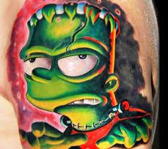 These traits characterize this unique style. Cartoon Tattoo World Tattoo Gallery