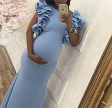 Trendy Baby Shower Outfit For Guest Blue Maternity Dresses 55 Ideas Maternity Dresses For Baby Shower Dresses For Pregnant Women Blue Maternity Dress