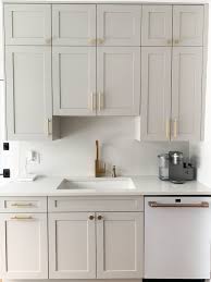 A Kitchen Remodel Cost With Greige Cabinets Greige Kitchen Cabinets Kitchen Remodel Cost Kitchen Cabinet Design