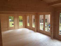 Grosses Gartenhaus C 30m2 70mm 4x8 Hansagarten24 Sommerhaus Gartenhaus Haus