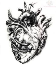 This could include components like levers, rods, gears, wires, pipes, chips among other things. Heart Mechanical Tattoo Design Biomechanical Tattoo Mechanic Tattoo Heart Tattoo