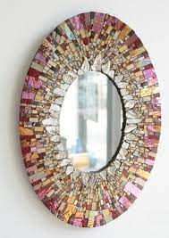 Die sperrholzplatte bildet die basis und rückwand des mosaik spiegels. 33 Mosaik Spiegel Ideen Mosaik Spiegel Mosaikspiegel