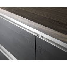buy cabinet profile handle inox look