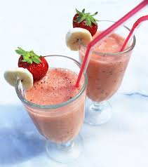 Smoothie Healthy Fraises Banane Kiwi Jus De Pommes Jus De Pomme Recette Dessert Kiwi Banane