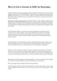 Find updated content daily for how to get insurance license How To Get A License To Sell Car Insurance