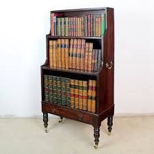 I made my campaign bookcase out of mahogany and brusso hinges using the plans from christopher. Georgian Campaign Stained Pine Waterfall Bookcase 400314 Sellingantiques Co Uk