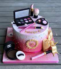 I love beautiful cakes that can be made fast and look amazing. Makeup Birthday Cake Ideas Birthday Cakes Girls Kids Makeup Birthday Cakes Birthday Cakes For Teens