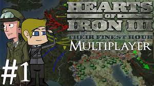 Hearts Of Iron 3 Multiplayer The Pact Of Steel Part 1 Youtube