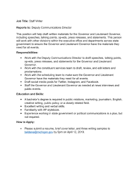 Here are more cover letter examples, including templates you can customize to create your own cover letters. Wrac Msu On Twitter Pwers Gov Gretchen Whitmer S Office Is Looking For A Full Time Staff Writer This Is A Temporary Position Lasting 6 9 Months If Interested Send A Resume Brief Cover