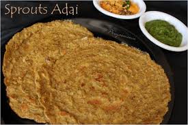 Instead Of Preparing Regular Dosa Try This Nutritious Adai Which Is Prepared Using Mixed Sprouts For Breakfast Recipes Healthy Recipes Breakfast For Dinner