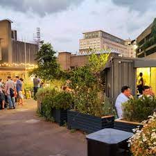 On top of the brutalist masterpiece, queen elizabeth hall, is the southbank centre's very own relaxing queen elizabeth roof garden. Queen Elizabeth Roof Garden Bar Cafe 26 Photos 13 Reviews Bars Queen Elizabeth Hall Southbank Centre London United Kingdom Phone Number