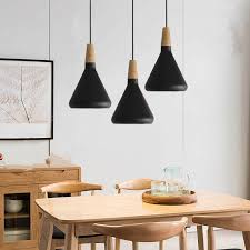 Kitchen Wood Pendant Light Black Pendant Lighting Bar Lamp Modern Ceiling Light For Sale Online